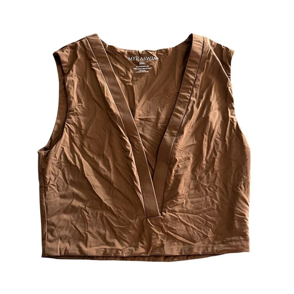 Myra Swim V Cropped Top